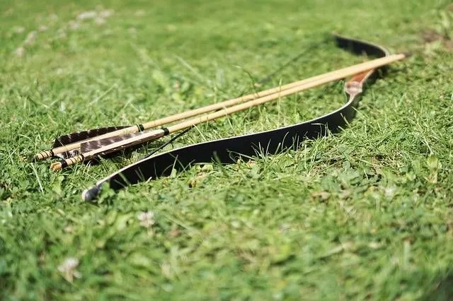 Archers use a bow and arrow.