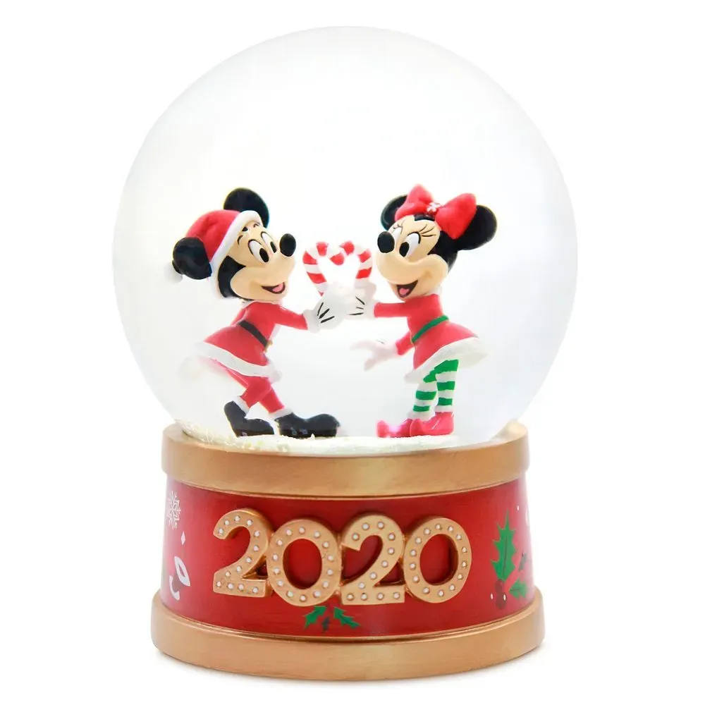 Disney Mickey & Minnie Holiday Cheer Snow Globe