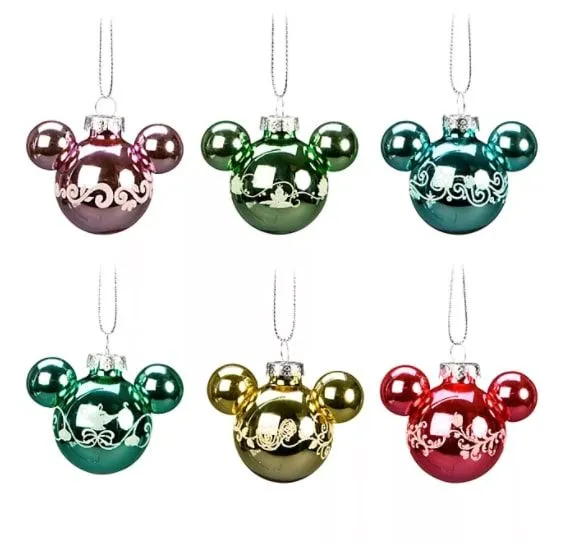 Mickey /& Minnie First Christmas together Tree Decoration Bauble Disney Any Names