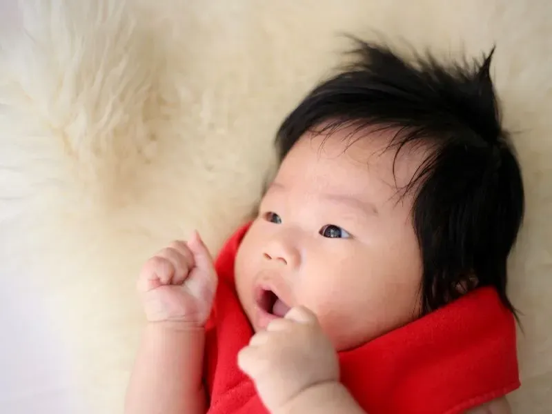 a Newborn Japanese baby