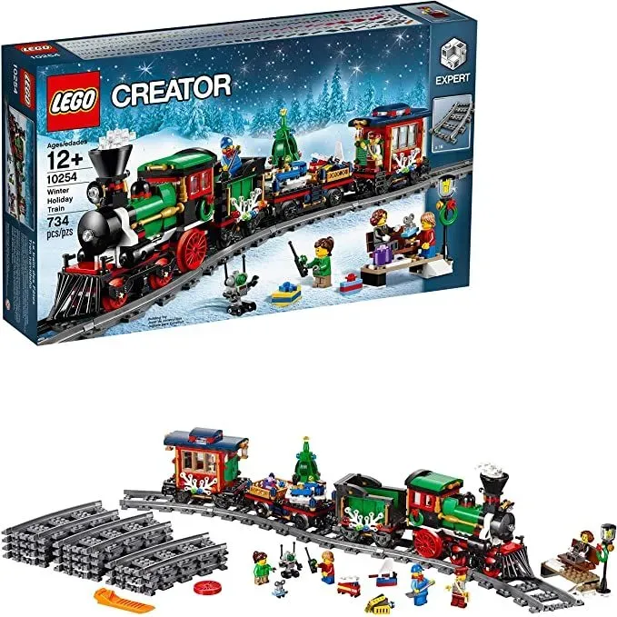 LEGO Creator Festive Christmas Tree Train Set.