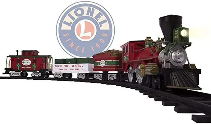 Lionel North Pole Central Christmas Tree Train Set.