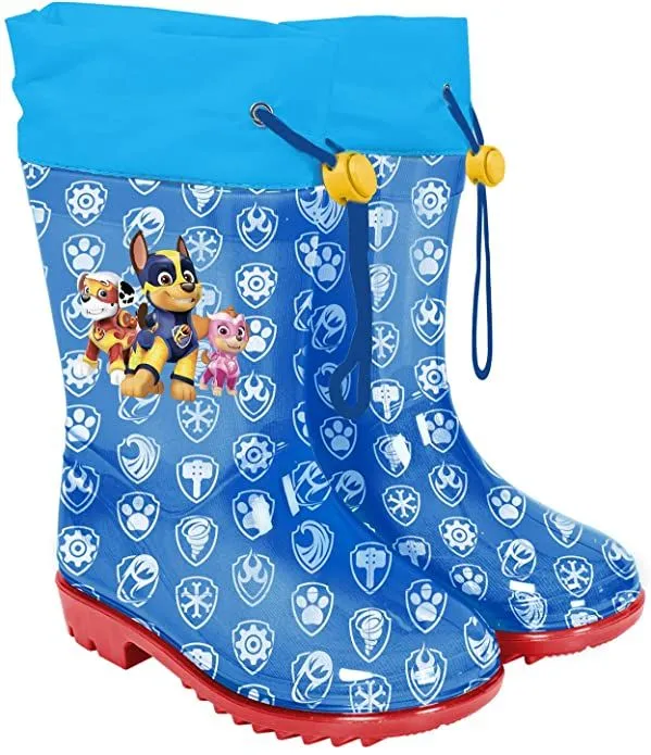Paw Patrol Chase Tie Top Wellington Boots