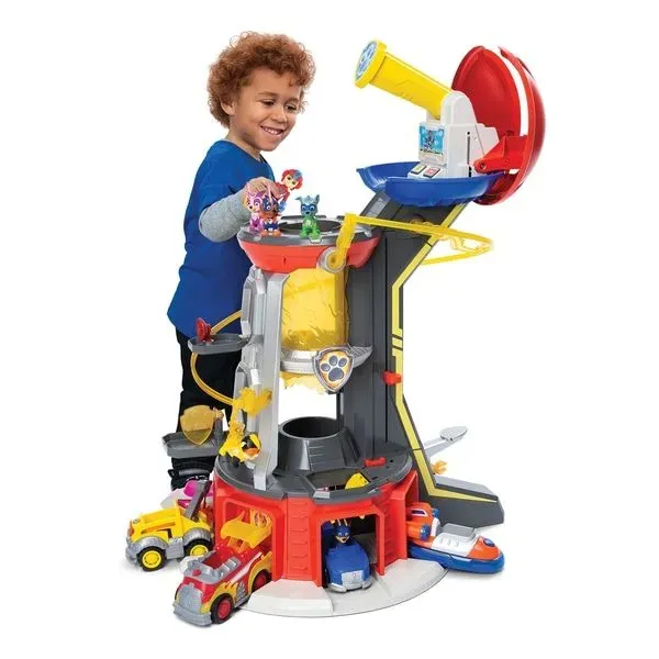 Paw Patrol Mighty Pups Super Paws Lookout Tower Playset With Lights And Sounds.