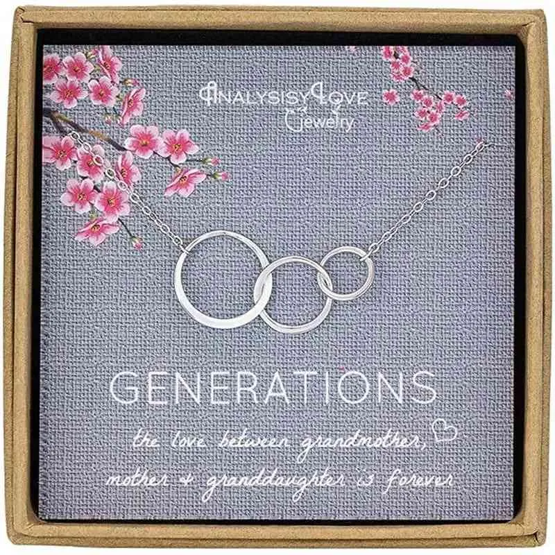 Three Generations Sterling Silver Necklace