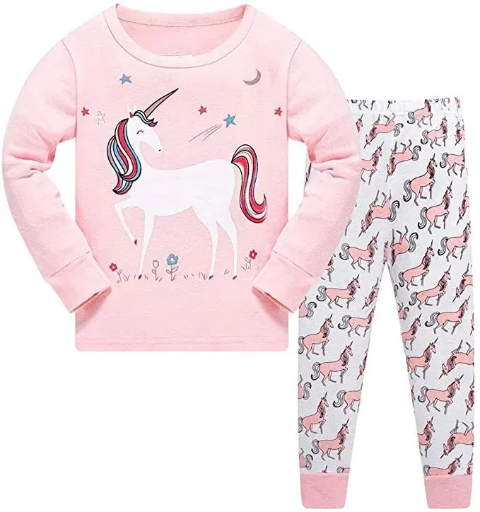 TEDD Girls Unicorn Pyjamas.
