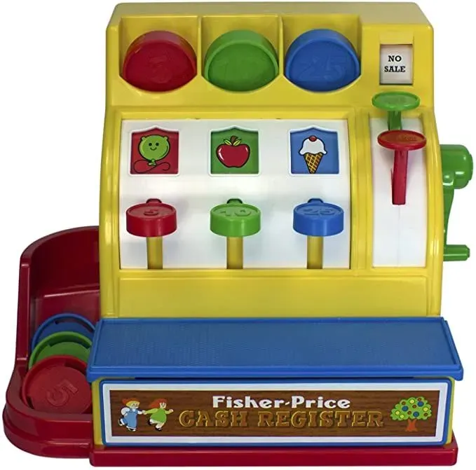 Fisher Price Classics Cash Register Toy.