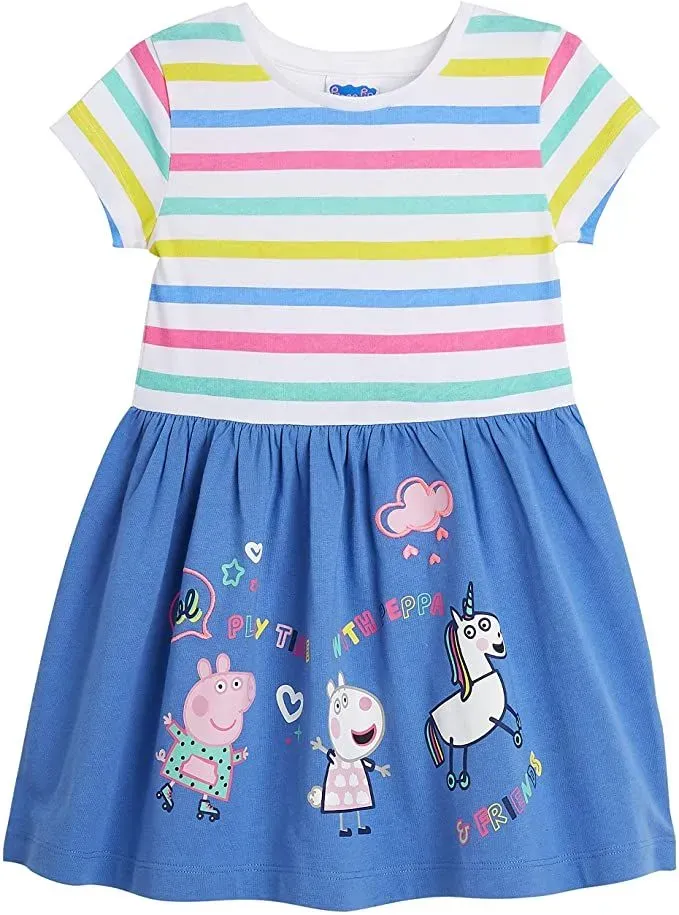 Peppa Pig Girls Unicorn Dress.