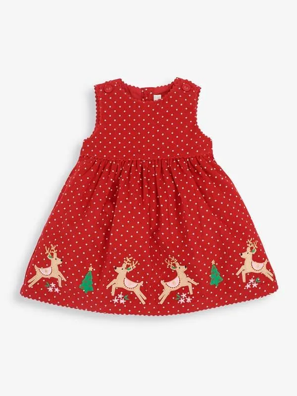 Sunbona Toddler Infant Baby Girls Deer Heart Printed Long Sleeve Dress Christmas Outfits Clothes 
