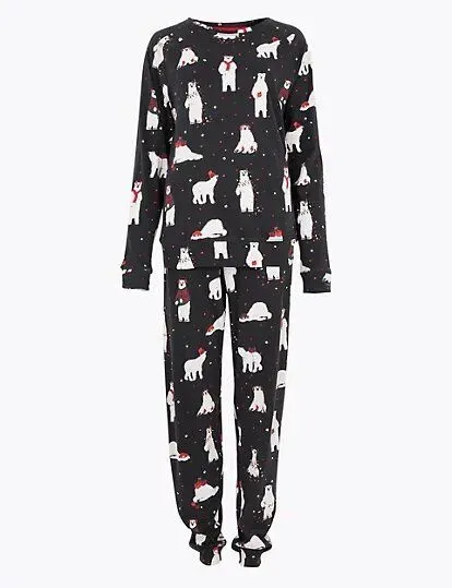 M&S Collection Christmas Pyjama Set.