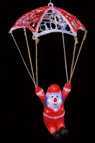 80cm Acrylic Parachute Santa.
