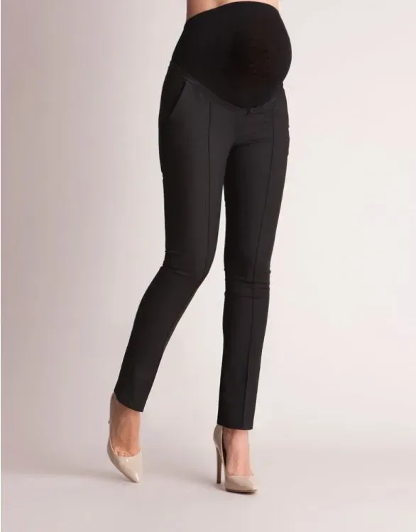 Seraphine Tailored Black Maternity Trousers