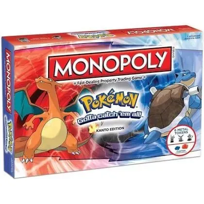 Pokémon Monopoly Board Game.