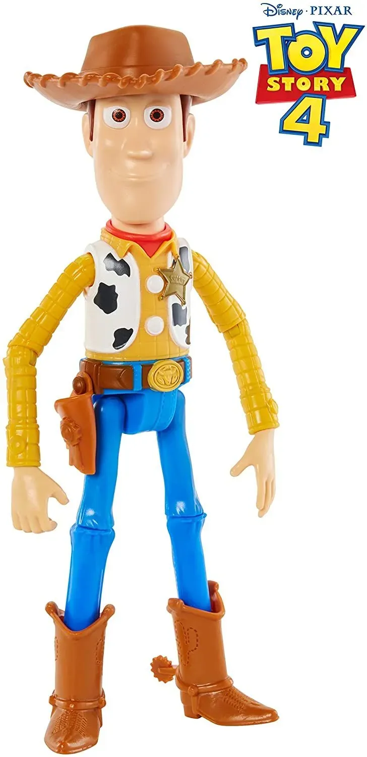 Mattel Disney Pixar Toy Story 4 Woody Figure.
