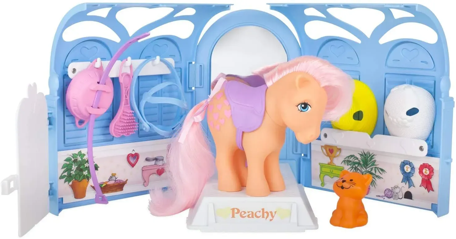 My Little Pony Pretty Parlor Playset with Peachy the Pony.