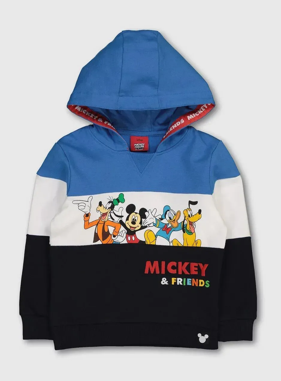 Tu Disney Mickey & Friends Blue Hoodie.
