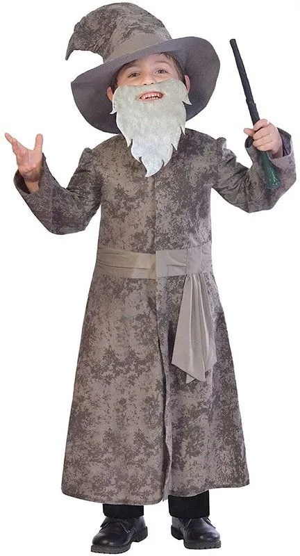 WORLD BOOK DAY/Potter/Wizard DUMBLEDORE Complete Fancy Dress Costume All ages 