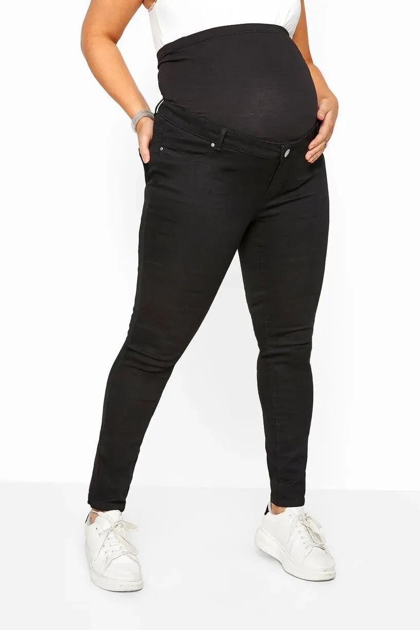 Bump It Up Plus Size Maternity Skinny Jeans