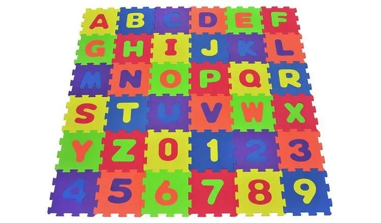 Chad Valley Numbers and Letters Foam Mats.