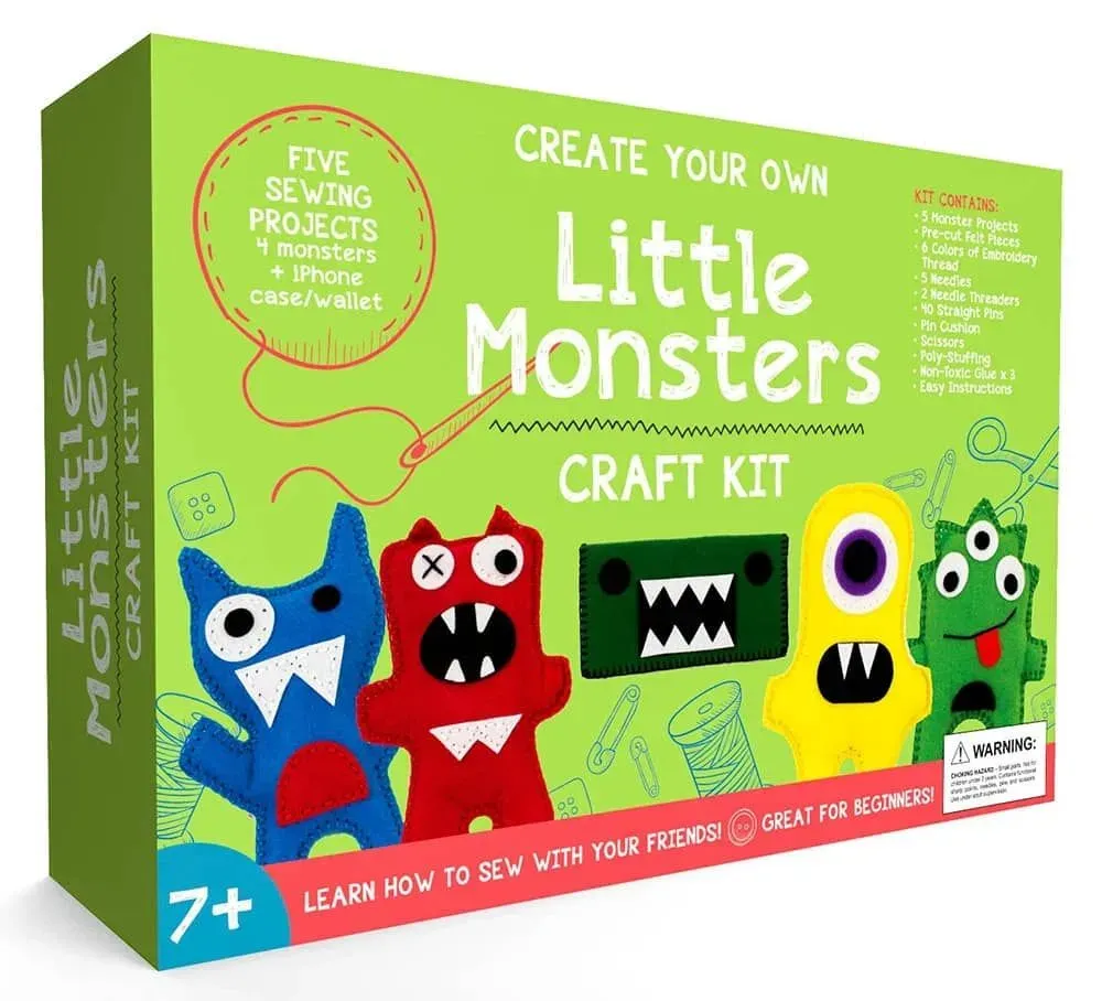 Little Monsters Beginners Sewing Kit