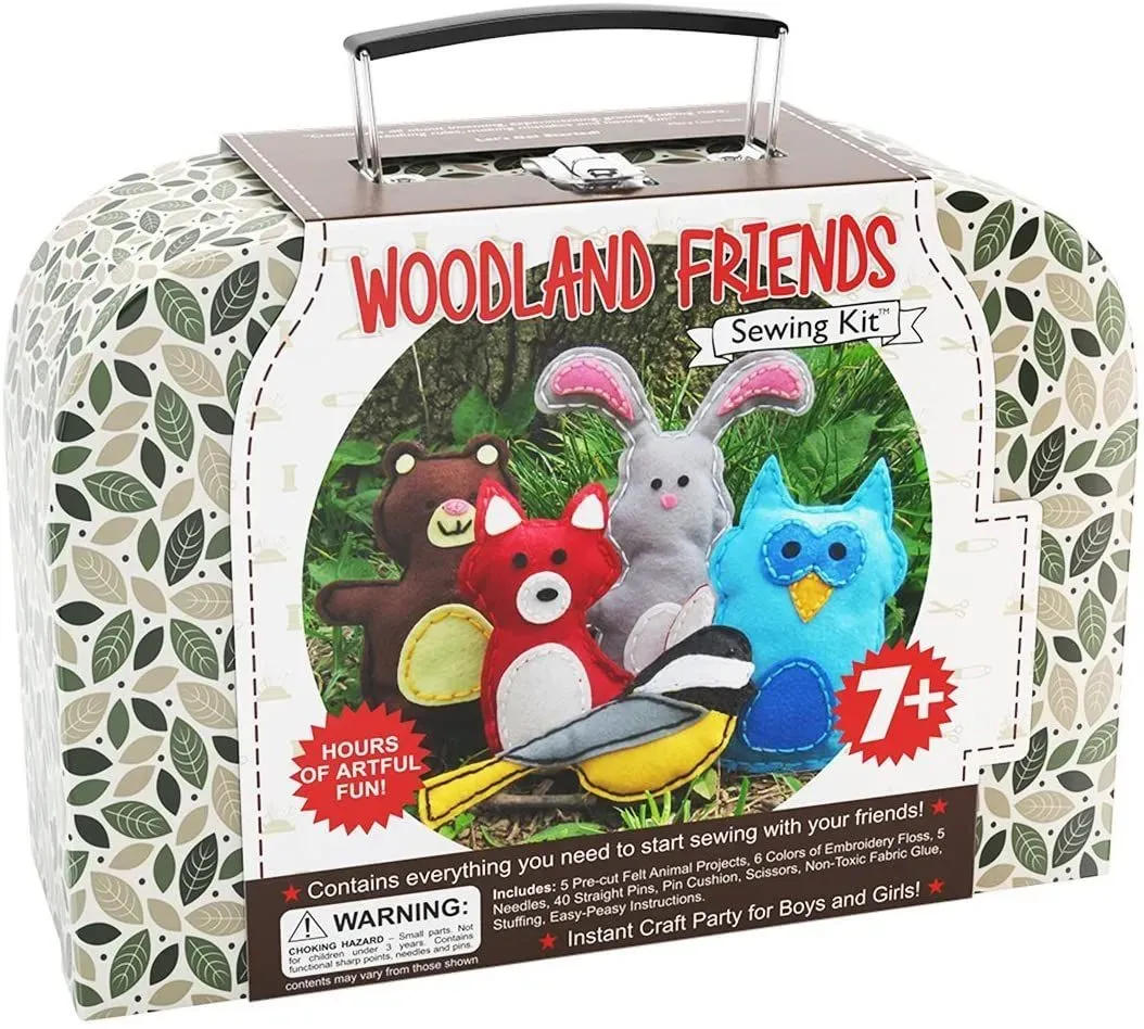 Woodland Animals Kids Arts & Crafts Project Kit
