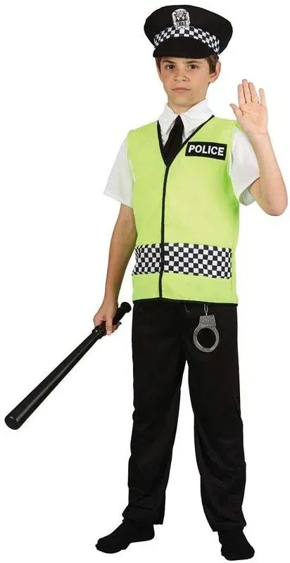 Wicked Costumes Kids Police Fancy Dress