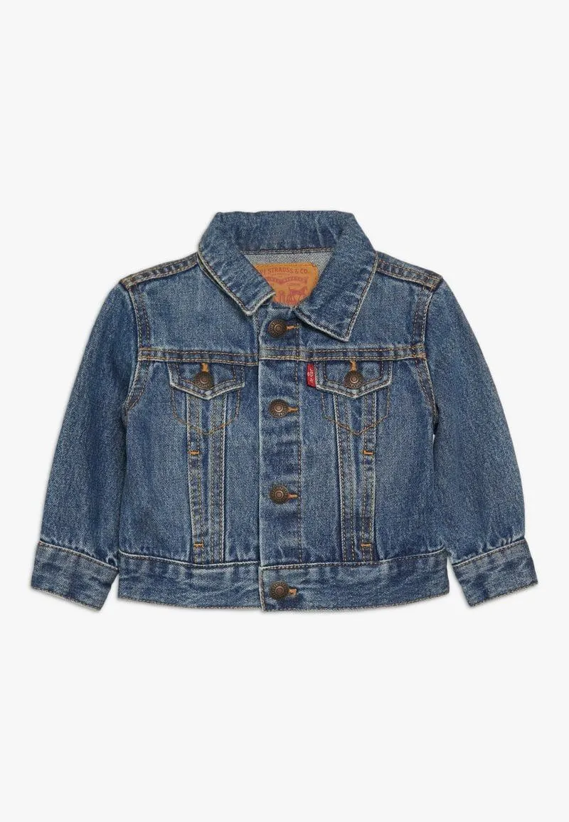 Firetrap Kids Girls Denim Jacket Junior Unlined Coat Top Cotton Chest Pocket 