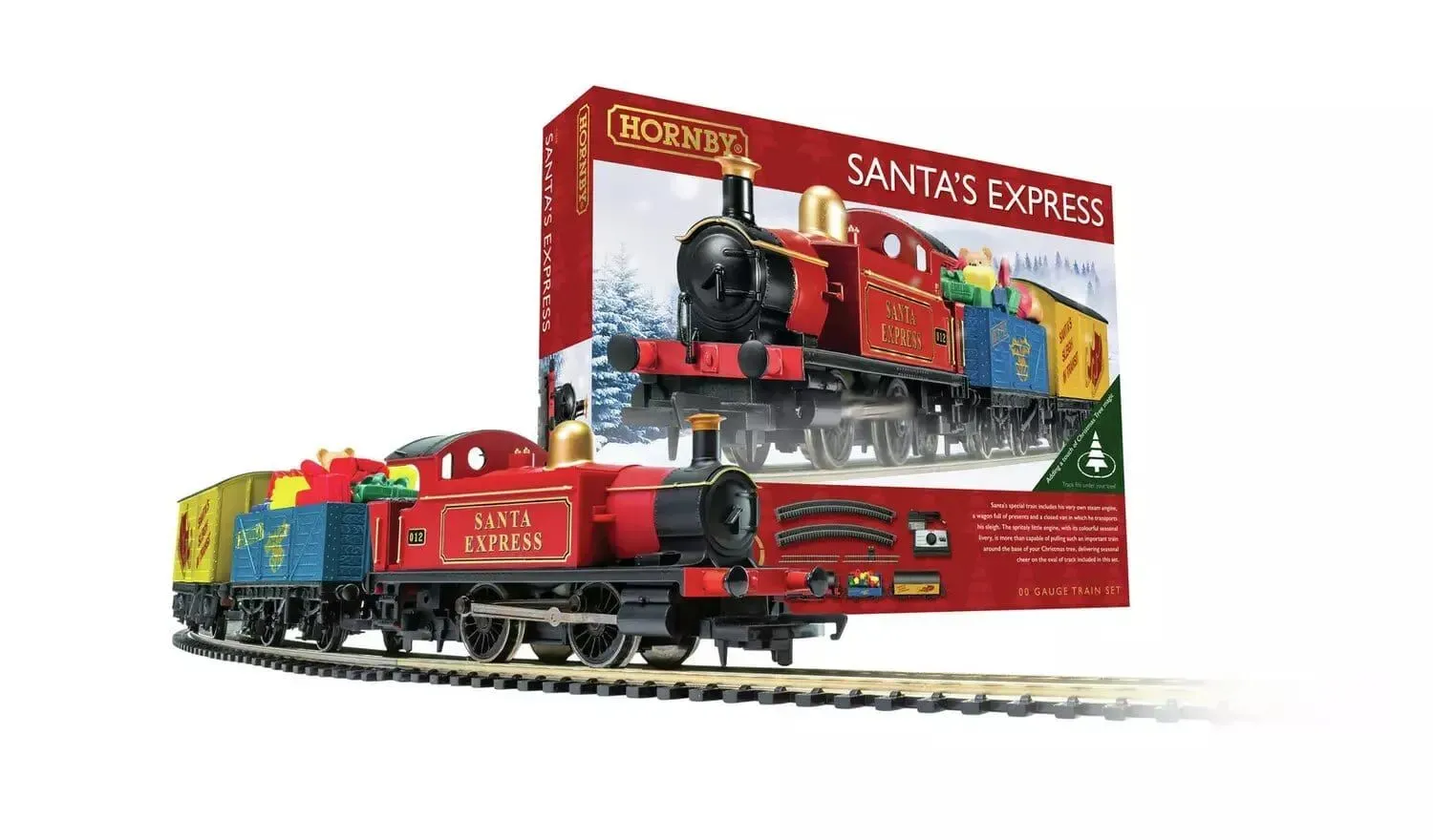 Santa's Express Christmas Hornby Train Set.