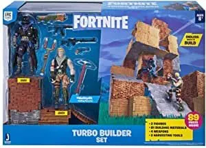 Fortnite Turbo Builder Set Two Figure Pack, Jonesy And Raven.