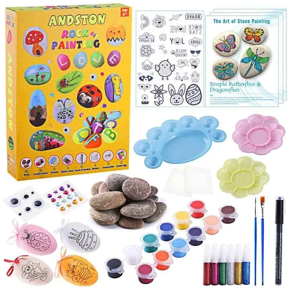 ANDSTON Rock Painting For Kids