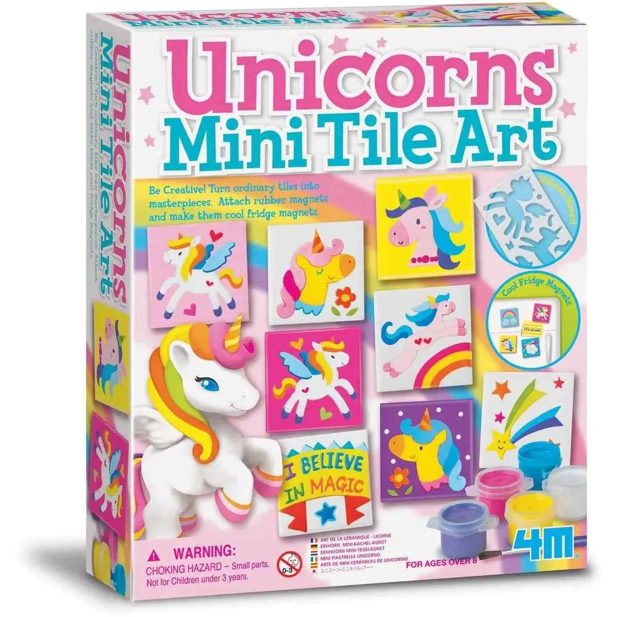 4M Unicorns Mini Tile Art