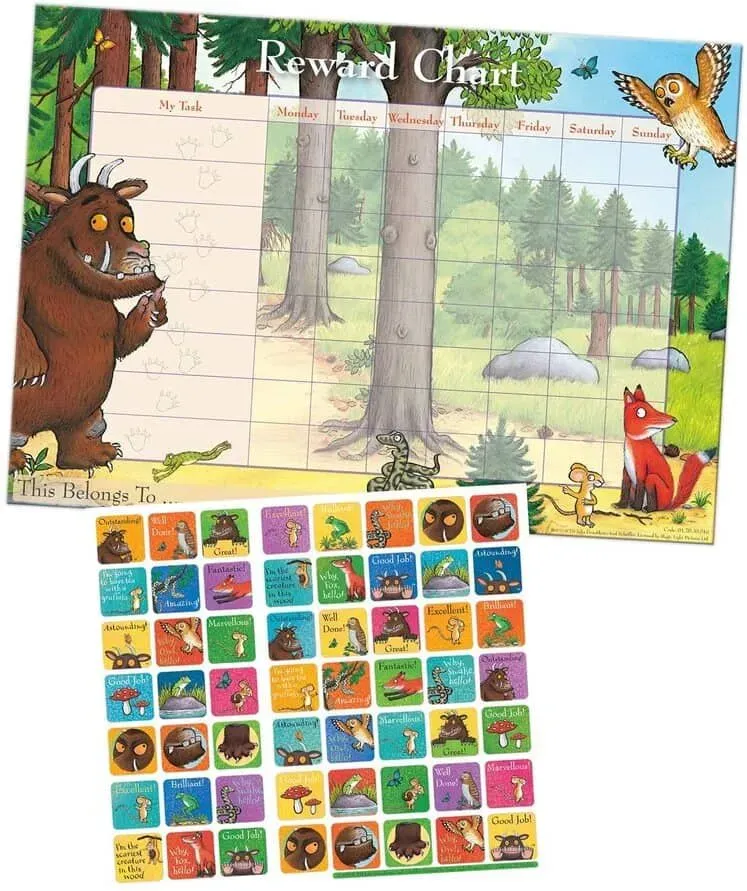 Paper Projects 'The Gruffalo' Reward Chart With Reusable Stickers