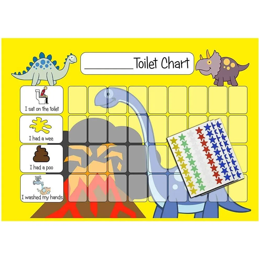 Transport Boys Reward Chart with Reusable Board Pen and Stickers 
