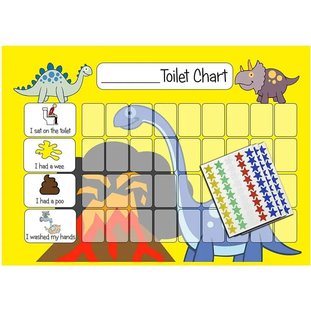kids2learn Potty Training Reward Chart Pack