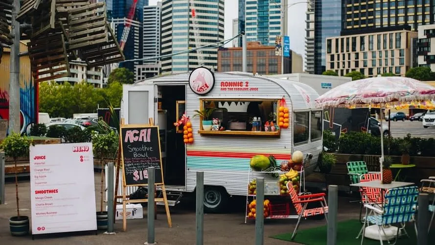 You should keep a food truck name that resonates with the food items you serve