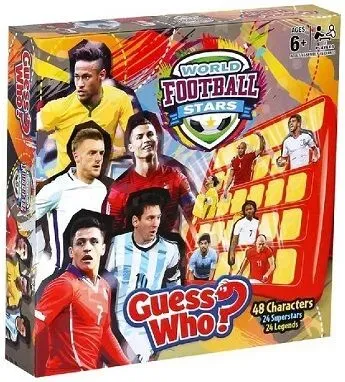 Football Guess Who World Stars Board Game.