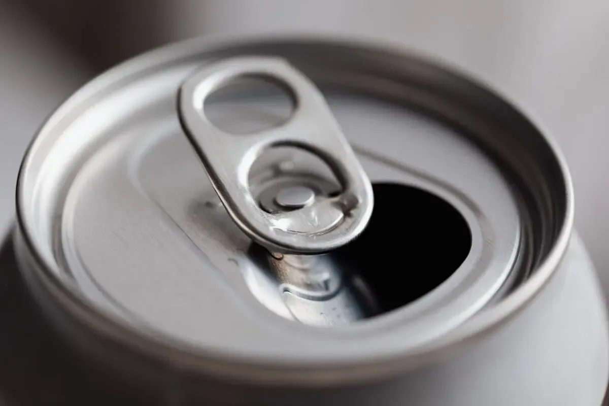 Most aluminum cans are made of 73 percent recycled metal.