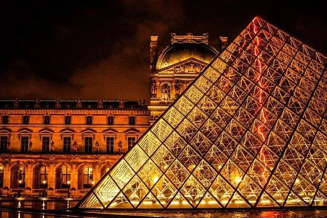 The Louvre was originally a fortress.