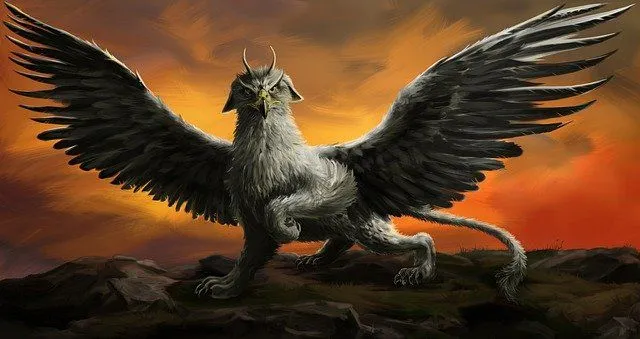 The Celts were one culture that had their own version of the Griffin myth, they are differentiated by calling them a Celtic Griffin.