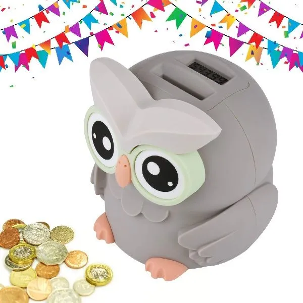 Personalised Owl Owl Garden Girls Kids Children's Savings Money Box Gift Idea 
