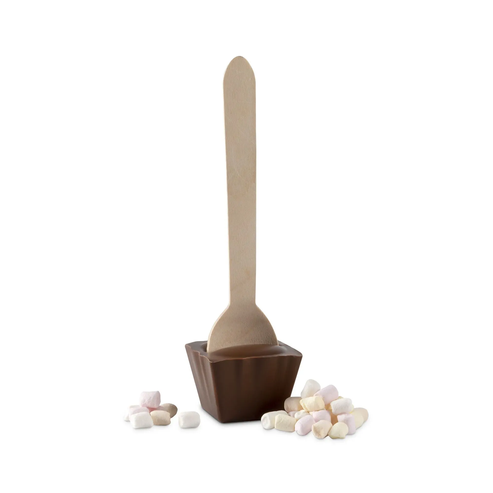 Milk Chocolate Spoon With Mini Marshmallows - Whittard.