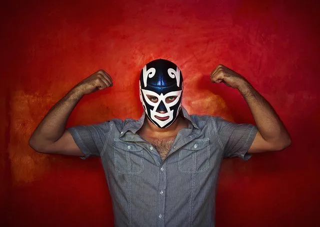 Famous Mexican wrestlers are known for their movements and speed to knock down the opponent.
