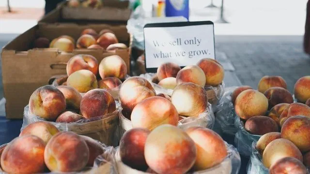 People can enjoy peaches joke as much as peaches.