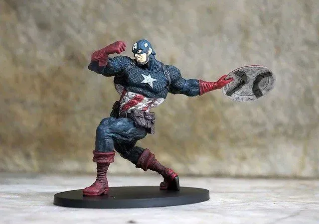 A Captain America Figurine is exciting for people of all ages.