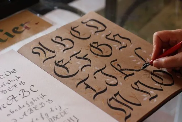All calligraphy makes use of ink and paper to convey deepest thoughts and is done across the world.