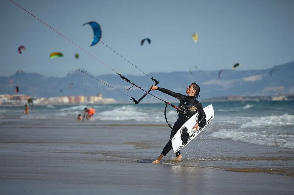 Kiteboarding or kitesurfing is the best workout too