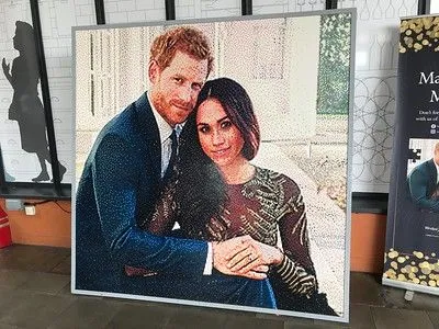 This picture of Harry and Meghan shows the versatility of Lego.
