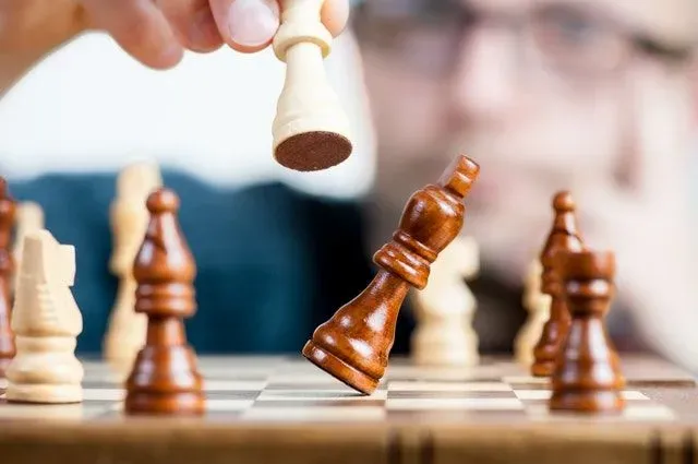 The game of chess is a war on a battlefield of 64 squares.