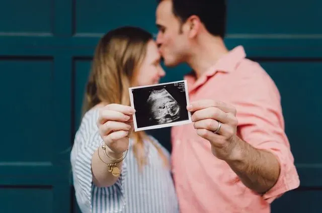 An ultrasound photo is a great way to announce your pregnancy.