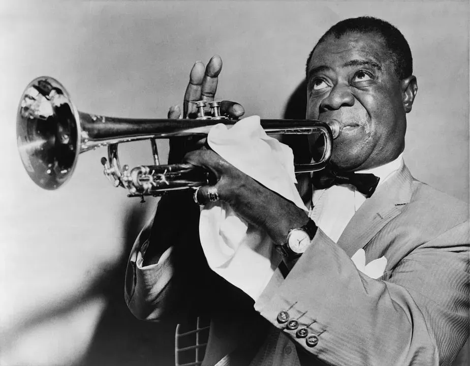 Louis Armstrong's love for jazz music.